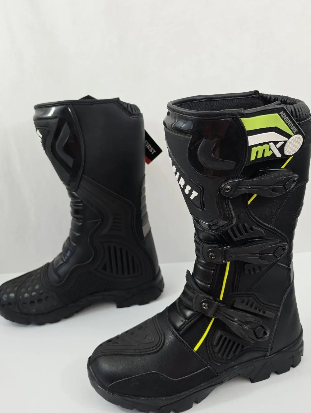 PROFIRST Genuine Leather Waterproof Motorcycle Boots